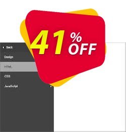 41% OFF Multi Level Panel Menu Extension for WYSIWYG Web Builder Coupon code