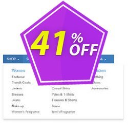 41% OFF Bootstrap Mega Menu Extension for WYSIWYG Web Builder Coupon code