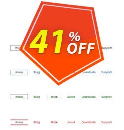 41% OFF Animated Line Menu Extension for WYSIWYG Web Builder Coupon code