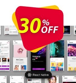 30% OFF Material Kit PRO React Native Coupon code