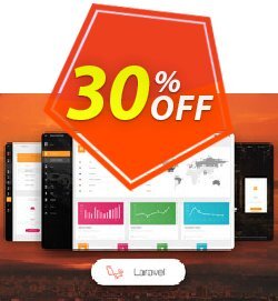 30% OFF Material Dashboard PRO Laravel Coupon code