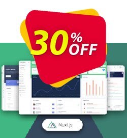 30% OFF Nuxt Argon Dashboard PRO Coupon code