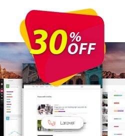 30% OFF Material Blog PRO Laravel Coupon code