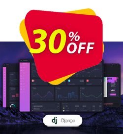 30% OFF Black Dashboard PRO Django Coupon code