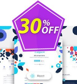 30% OFF Argon Design System PRO React Coupon code