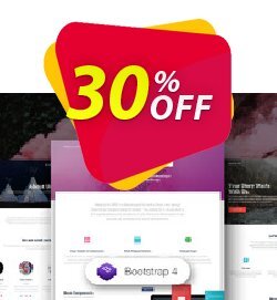 30% OFF Creative-tim Material Kit PRO - Bootstrap 4 Coupon code