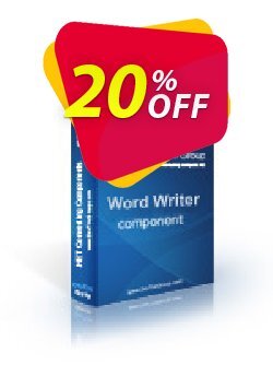 20% OFF Word Writer .NET - Developer License Coupon code