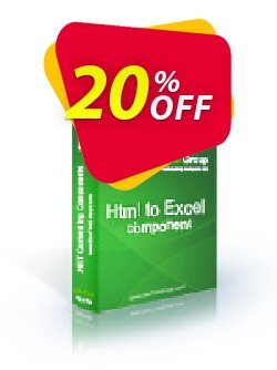 20% OFF Html To Excel .NET - Developer License PRO Coupon code