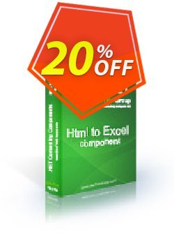 Html To Excel .NET - Site License awful promo code 2024