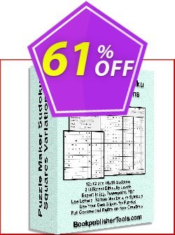 Puzzle Maker Sudoku Squares Variations Coupon discount Puzzle Maker Pro - Sudoku Large Squares Formidable promo code 2024 - marvelous deals code of Puzzle Maker Sudoku Variations 2024