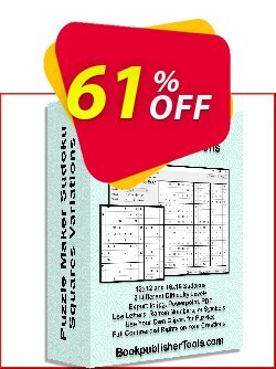 Puzzle Maker Pro - Sudoku Large Squares Formidable promo code 2024