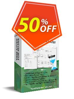 50% OFF Puzzle Maker Pro - Time Saver for Mazes Coupon code