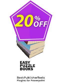Easy Puzzle Books Coupon discount Easy Puzzle Books (Plugin for Powerpoint) Wondrous sales code 2022 - Wondrous sales code of Easy Puzzle Books (Plugin for Powerpoint) 2022