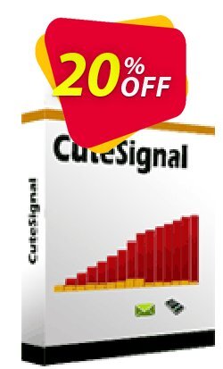 20% OFF Cutesignal - 15 days Subscription Coupon code