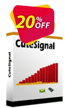 20% OFF Cutesignal  - Monthly Subscription Coupon code