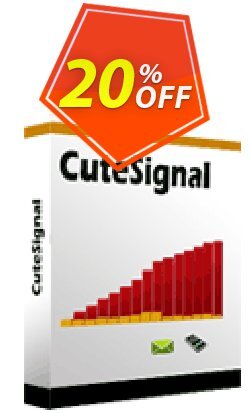 20% OFF Cutesignal - Annually Subscription Coupon code
