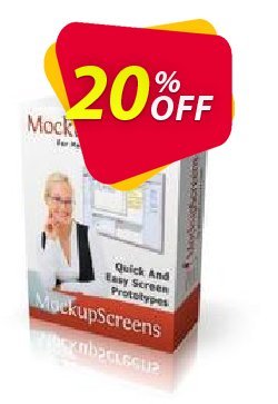 20% OFF MockupScreens Single User Coupon code