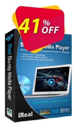 41% OFF iReal Blu-ray Media Player Coupon code