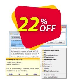 22% OFF Winsent Messenger - Single user license  Coupon code