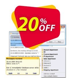 20% OFF Winsent Messenger - Unlimited site license Coupon code