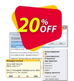 20% OFF Winsent Messenger - Unlimited site license  Coupon code