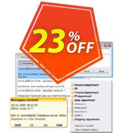 23% OFF Winsent Messenger - Family license Coupon code