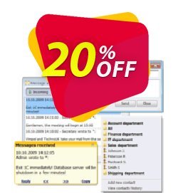 20% OFF Winsent Messenger - Worldwide license  Coupon code