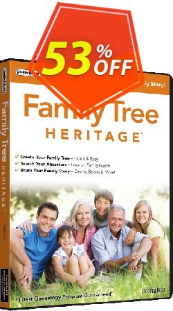 Family Tree Heritage Coupon discount 50% OFF Family Tree Heritage, verified - Amazing promo code of Family Tree Heritage, tested & approved