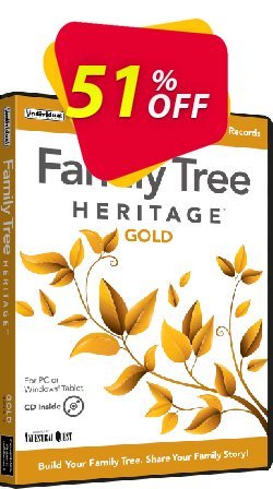 51% OFF Family Tree Heritage Gold for MAC Coupon code