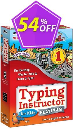 54% OFF Typing Instructor for Kids Platinum - International Version US Keyboard Coupon code