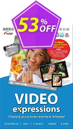 53% OFF Video Expression Platinum Coupon code