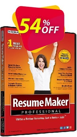 ResumeMaker Coupon discount 30% OFF ResumeMaker, verified - Amazing promo code of ResumeMaker, tested & approved