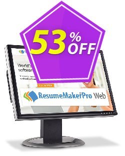 53% OFF ResumeMaker Professional for Web - Annual Subscription  Coupon code