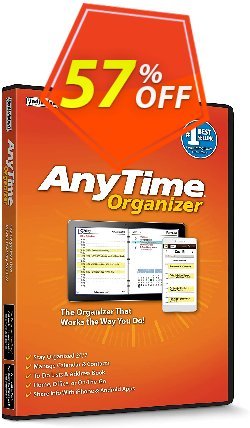 57% OFF AnyTime Organizer Deluxe 16 Coupon code