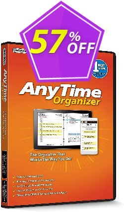 57% OFF AnyTime Organizer Deluxe 16 Coupon code