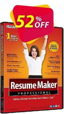 52% OFF ResumeMaker Ultimate Coupon code