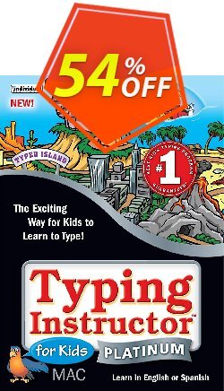 54% OFF Typing Instructor for Kids Platinum - Mac  Coupon code