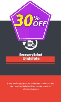 30% OFF RecoveryRobot Undelete  - Expert  Coupon code