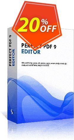 Perfect PDF 9 Editor Coupon discount Affiliate Promotion - staggering sales code of Perfect PDF 9 Editor 2024