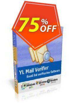 75% OFF YL Mail Verifier - Corporate License Coupon code