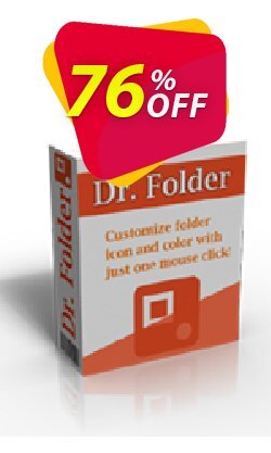 76% OFF Dr. Folder - 1 Year/Unlimited PCs  Coupon code