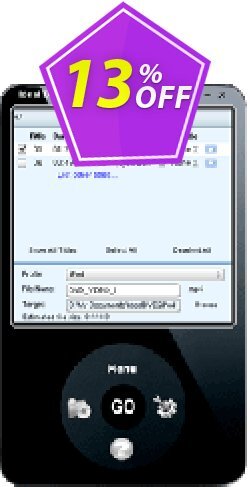 13% OFF Ideal iPod Converter - license key  Coupon code
