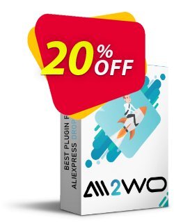 20% OFF Ali2Woo Aliexpress Dropship for Woocommerce Coupon code