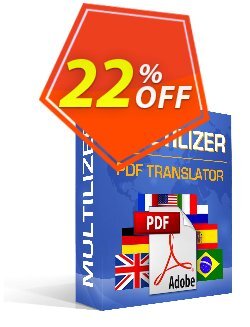 Multilizer PDF Translator Standard staggering discount code 2024