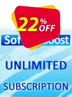 22% OFF Soft4Boost Unlimited Subscription Coupon code