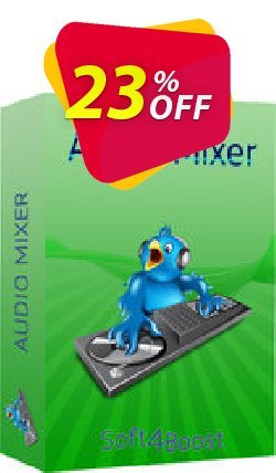Soft4Boost Audio Mixer Coupon, discount Soft4Boost Audio Mixer amazing discount code 2022. Promotion: amazing discount code of Soft4Boost Audio Mixer 2022