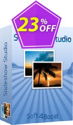 23% OFF Soft4Boost Slideshow Studio Coupon code