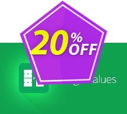 20% OFF Merge Values add-on for Google Sheets Coupon code