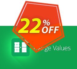 22% OFF Merge Values add-on for Google Sheets, Lifetime subscription Coupon code