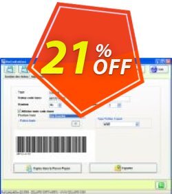 21% OFF BARCODLABGENUS-CD Coupon code